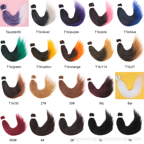 Vigorous Pre-stretched 3 Tone Ombre Easy Braiding Hair EXtensions Synthetic Hair Twist Hair for African Wholesale Price